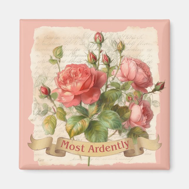 Aimant Fierté et préjugé M. Darcy cite, Most Ardently (Devant)