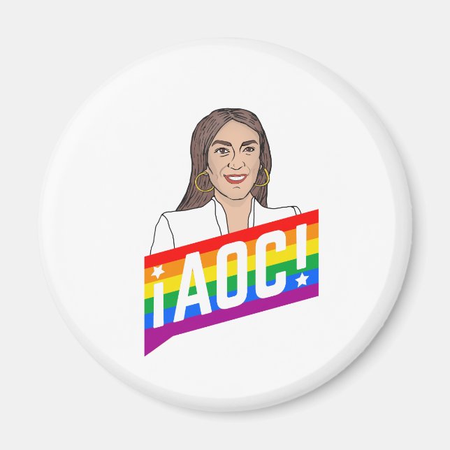 Aimant Fierté LGBT AOC (Devant)