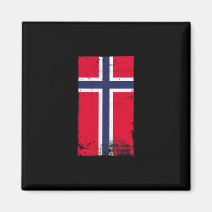 Aimant Fierté norvégienne Voyage Vacances Norvège Drapeau
