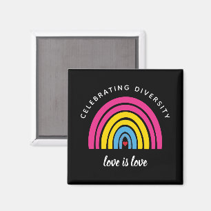Aimant Fierté Pansexuelle Célébrer la diversité L'amour e