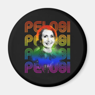 Aimant Fierté rétro de Pelosi