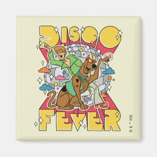 Aimant Fièvre de Disco avec Scooby et Shaggy
