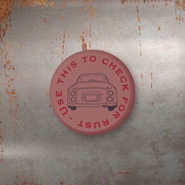 Aimant Figarines Vraiment Utile Classic Car Rust Check (Really useful magnet to check for your on your figaro car)