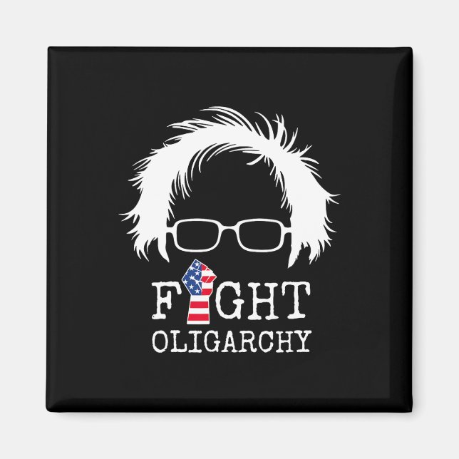 Aimant Fight Oligarchy Sanders And Aoc Freedom Us Anti Tr (Devant)