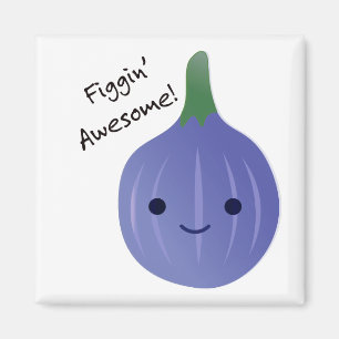Aimant figue Awesome Fig Pun