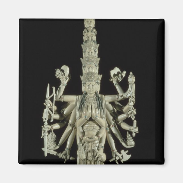 Aimant Figure de la déesse hindoue Kali (Devant)