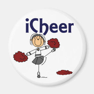 Aimant Figure de la sticle pom-pom girl I