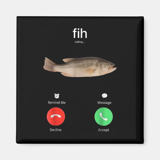 Aimant Fih Appel Me Rappel Message Refuser Accepter Télép (Devant)