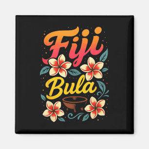 Aimant Fiji Bula Souvenir de vacances sur une île tropica