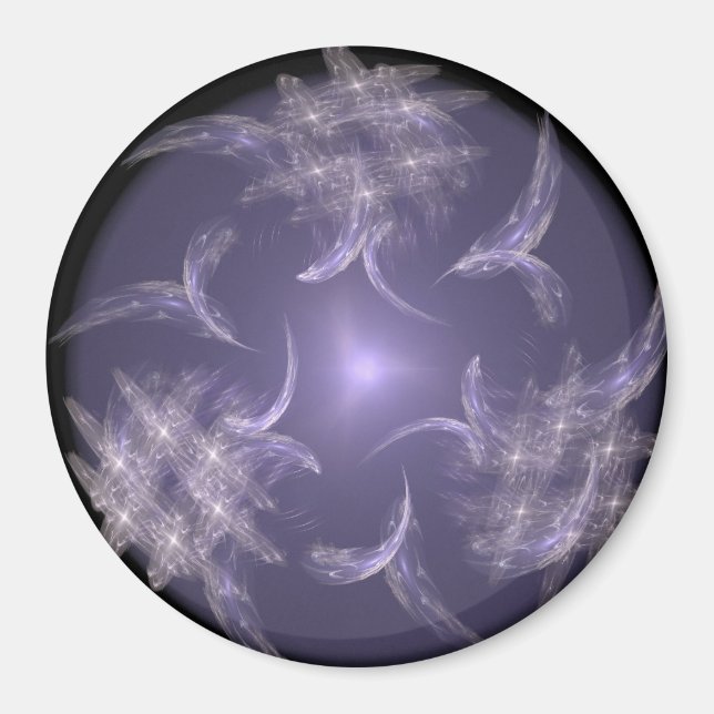 Aimant Filigree violet (Devant)