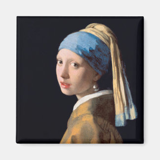 Aimant Fille avec une perle d'oreille-Johannes Vermeer