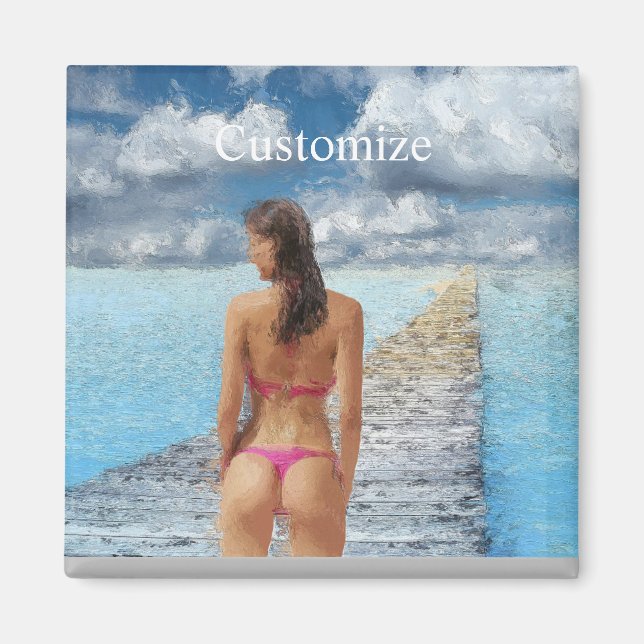 Aimant Fille Bikini Thunder_Cove (Devant)