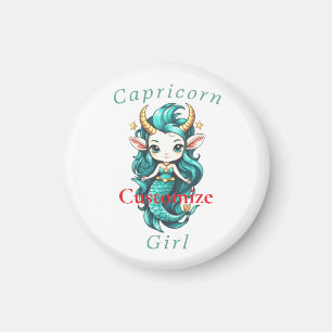 Aimant Fille Capricorne Sirène Thunder_Cove