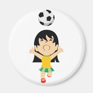 Aimant Fille de football