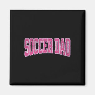 Aimant Fille de football féminin Fière Maman de football