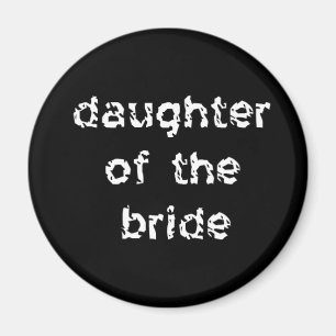 Aimant Fille de la mariée