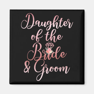 Aimant Fille de la mariée et du marié Fille
