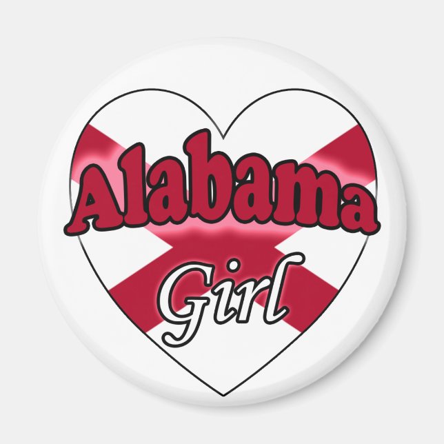 Aimant Fille de l'Alabama (Devant)