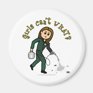 Aimant Fille de lutte antiparasitaire légère