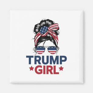Aimant Fille de Trump Chignon Décoiffé Trump 2024 Électio