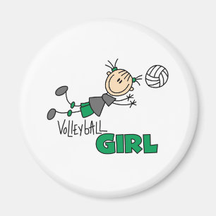 Aimant Fille de volley-ball