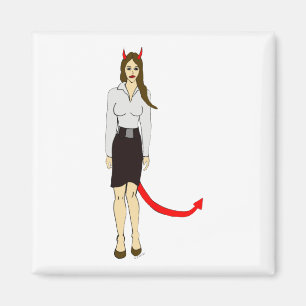 Aimant fille diable