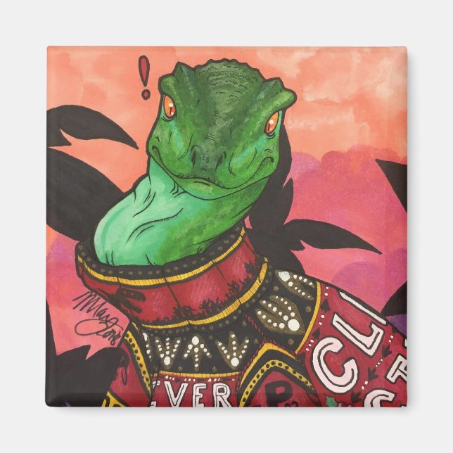 Aimant Fille intelligente (Devant)