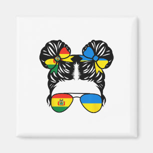 Aimant Fille moitié bolivienne moitié ukrainienne Bolivie