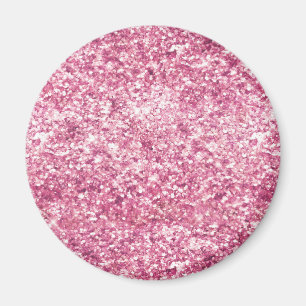 Aimant Fille Parties scintillant rose Confetti