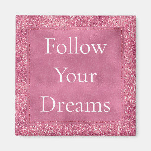 Aimant Fille Parties scintillant rose étincelle Glitz