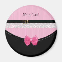 Fille Rose Et Noir Chaussures Bébé Faire-part de n