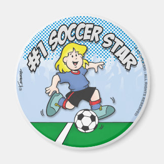 Aimant Fille Star du Foot