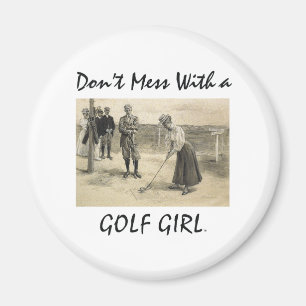 Aimant Fille SUPÉRIEURE de golf