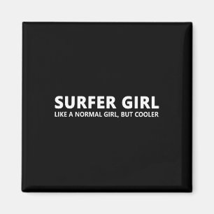 Aimant Fille surfeuse Fille surfeuse Drôle Fille de surf