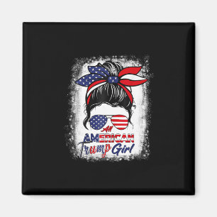 Aimant Fille Trump toute Américaine 4 juillet Bun Pro méc