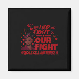Aimant Filles Cellule Faucille Son combat est notre souti