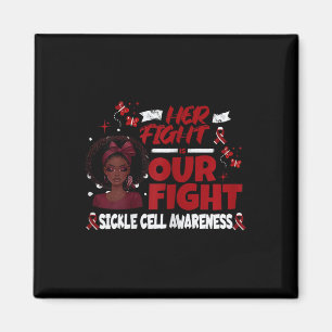 Aimant Filles Cellule Faucille Son combat est notre souti