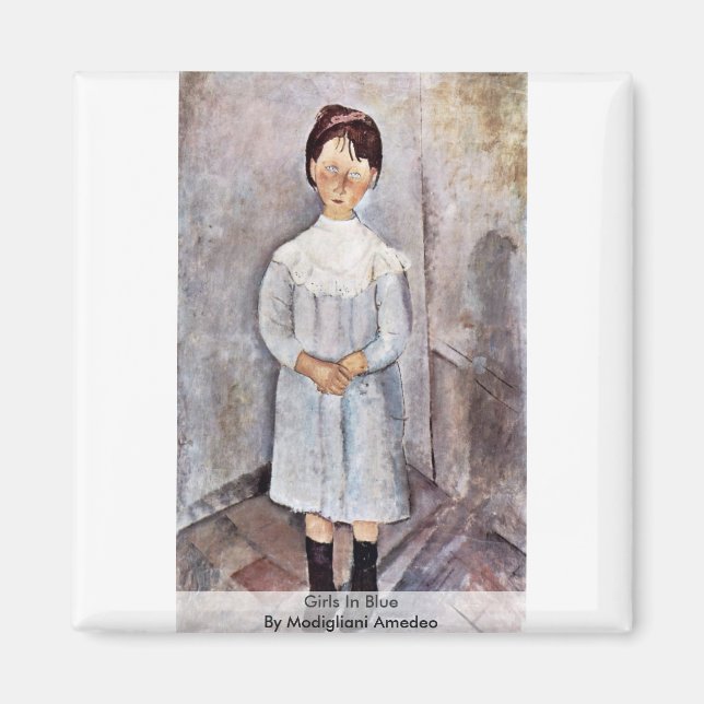 Aimant Filles En Bleu Par Modigliani Amedeo (Devant)