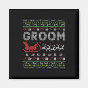 Aimant Filles mariée mariée Noël Noël Noël Noël Vilain Ma