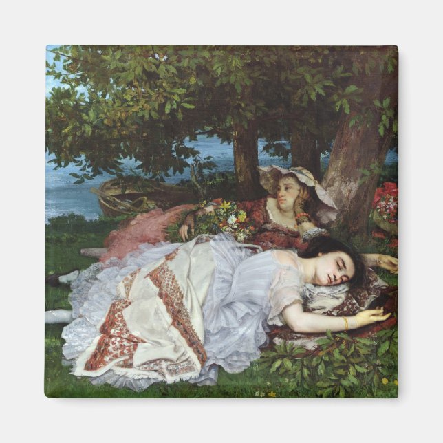 Aimant Filles sur les bords de Seine, 1856-57 (Devant)