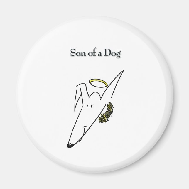 Aimant Fils d'un chien (Devant)