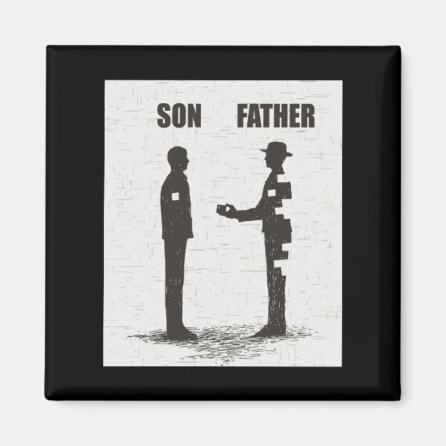 Aimant Fils Et Père (Devant)