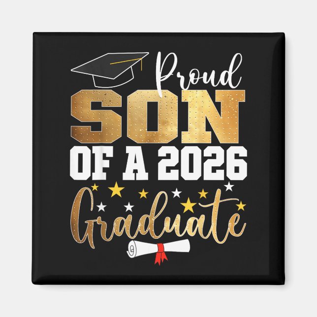 Aimant Fils fier d'un fils diplômé en 2026 graduation 202 (Devant)
