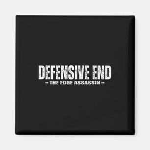 Aimant Fin défensive (de) Lineman - Drôle Athlet de footb
