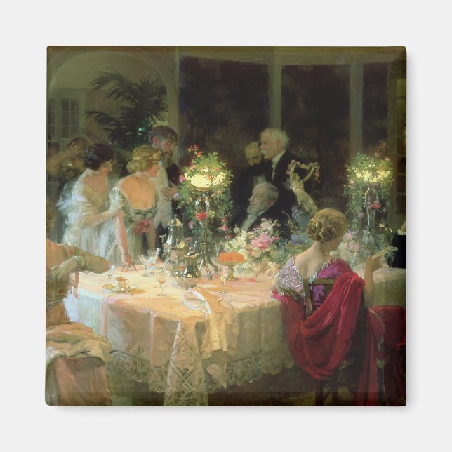 Aimant Fin du dîner, 1913 (Devant)