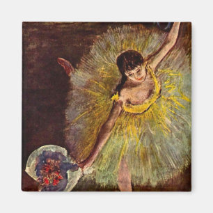 Aimant Fin d'une arabesque par Edgar Degas, Ballet Vintag