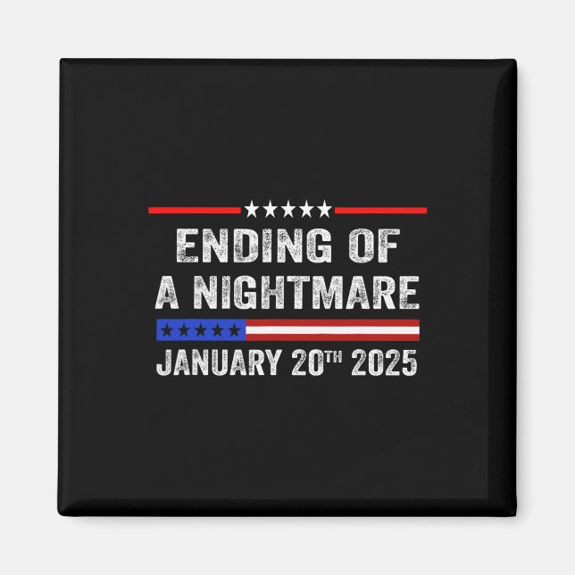 Aimant Fin D'Une Nuit Effrayante 20 Janvier 2025 10 (Devant)