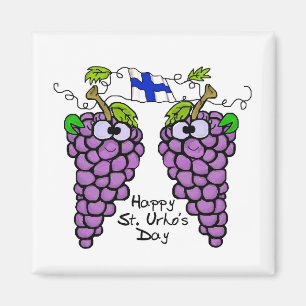 Aimant finlandais patriotique de raisins