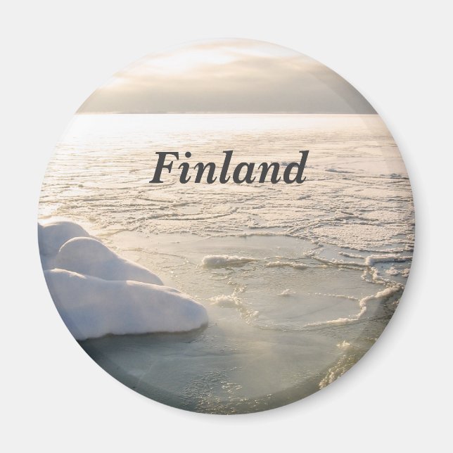 Aimant Finlande hiver (Devant)