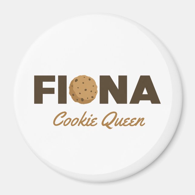 Aimant Fiona cookie queen (Devant)